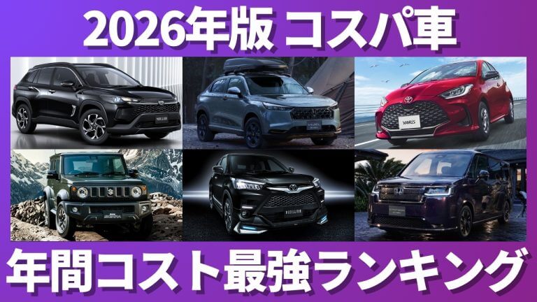 年間コスト残価率ランキング