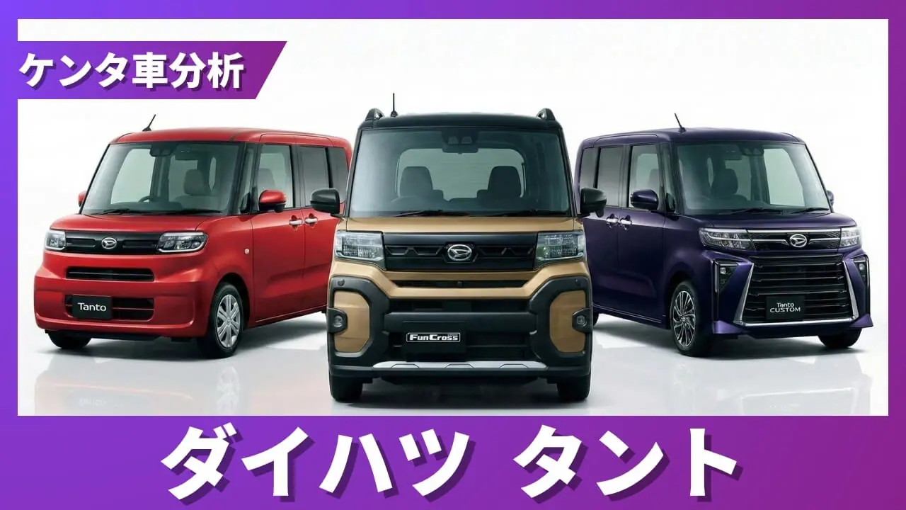 2026年4月最新】タント 買取相場｜カスタムRS一強で3年残価率67